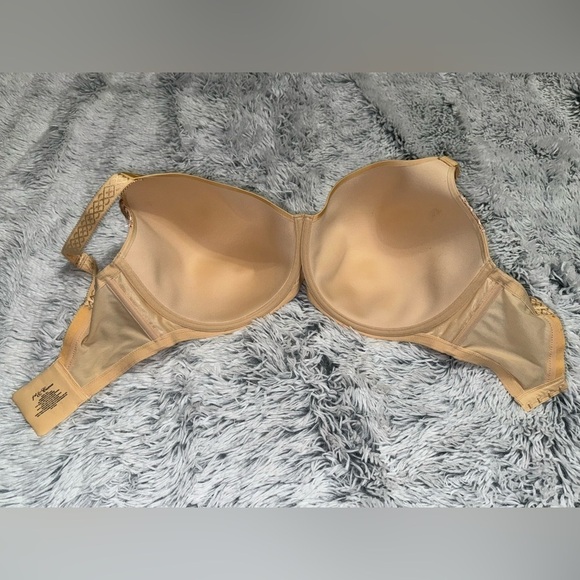 1st & Curve Full Figure Padded Bra Madison French Nude Beige 36J - Picture 4 of 5